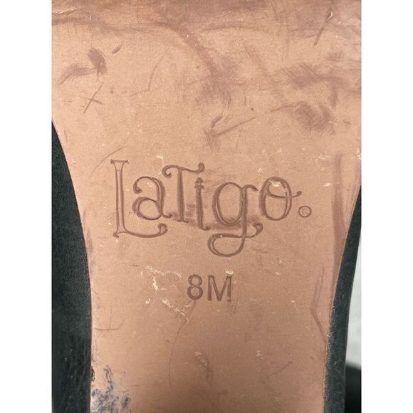 Latigo Kala Classic Pumps Black Slip On Shoes Size 8 M - Picture 8 of 10